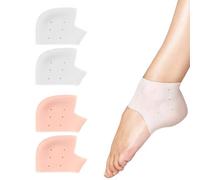 MEXRUMI Proteggi Tallone Per Scarpe，2 Paia Proteggi Tallone，Talloniera In Silicone, 4Pcs Proteggi Tallone, Talloniere Per Tallonite,Salva Tallone Per Fascite Plantare, Sollievo Dolore Tallone, Donna E