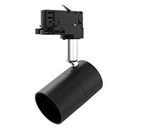 Mextronic Faretto LED a 3 fasi, nero (GU10), per sistema binario