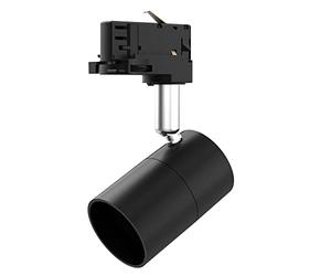 Mextronic Faretto LED a 3 fasi, nero (GU10), per sistema binario