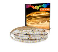 Mextronic Striscia LED 2835 Bianco Caldo (2700K) Cri 92 72W 5 Metro 24V IP44