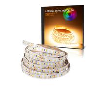 Mextronic Striscia LED Vero Bianco Caldo (2700K) Cri 96 48W 5 Metro 24V IP20