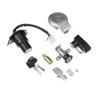 MEXWLOP 1 set di interruttore di accensione for moto, cilindro, tappo del serbatoio del carburante, serratura, for sedile, serratura for casco con 2 chiavi, for Virago XV535 XXV240 XV125 XV250, set di