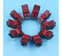 MEXWLOP 10 pezzi Interruttore On Off Kill Start Stop, for Husqvarna, 365 371 372 336 385 390, for JONSERED, 2063 2065 2165 2071 2171 Motoseghe Kit interruttore per motosega
