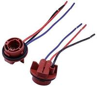 MEXWLOP 1157 Portalampada, for luce di stop, indicatore di direzione, BAY15D, P21, spina for cavi da 5 W Portalampada per faro(BLACK 1157 Female Socket)