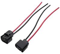 MEXWLOP 1157 Portalampada, for luce di stop, indicatore di direzione, BAY15D, P21, spina for cavi da 5 W Portalampada per faro(BLACK 5202 Female Socket)