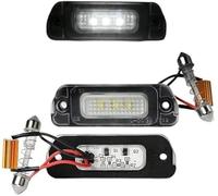 MEXWLOP 2 lampadine a LED for luci targa senza errori, for Mercedes-Benz W164 X164 W251 ML GL R Class, luce targa a LED bianca luce targa