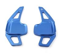 MEXWLOP 2 pezzi di estensione del cambio a paletta for volante dell'auto, for BMW, serie 3 5 F10 F30 F80 320i 325i 330i RT Sostituzione del cambio al volante dell'auto(Blue)