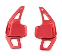 MEXWLOP 2 pezzi di estensione del cambio al volante dell'auto, for BMW, serie 3 5 F10 F30 F80 320i 325i 330i RT Sostituzione del cambio al volante dell'auto(BLACK Red)