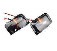 MEXWLOP 2 pezzi di luce Streamer for specchietto retrovisore, for Citroen, Jumper, for Fiat, for Ducato, for Boxer, luce for indicatori di direzione con guscio affumicato Indicatore di direzione per a