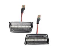 MEXWLOP 2 pezzi Dinamica Indicatore Laterale Ripetitore Indicatore di Luce, for Opel, Insignia Astra H Zafira B Corsa D, for Chevrolet, for Cruze, Indicatore di direzione per auto(Option 2)