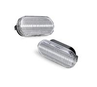 MEXWLOP 2 pezzi indicatori di direzione dinamici laterali, for Volkswagen, for Bora, for Golf 3 4, for Passat, for POLO, for Sharan, for Ford, for Focus, MK2 C-Max Indicatore di direzione(Transparent)