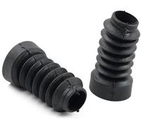 MEXWLOP 27mm Moto Anteriore, forcella Antipolvere Ammortizzatore Copri Ghette Gators Stivali Gomma Nero, for Dio 18/27/28/34/35/56 Protezioni per forcella moto