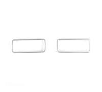 MEXWLOP 2PCS Auto Rimorchio Gancio di Traino Foro Cornice di Rivestimento, for Land Rover, Defender 90 110 2020-2023 Gancio di Rimorchio Decor copertura adesiva Copertura gancio traino