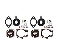 MEXWLOP 2x kit di ricostruzione carburatore W Float, for Johnson, for Evinrude 50 55 60 HP Set di installazione per la ricostruzione del carb