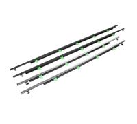 MEXWLOP 4 Pcs/et Car Window Weather Trip Waterproof Chrome Pressure Auto Ill Eal Belt, For Crv 2007-2022 Striscia sigillante per finestrini auto(For 07-11)
