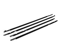 MEXWLOP 4 pezzi di modanatura for finestrini, for Land Cruiser, Lc80 Fzj80 1990-1998, for Lexus, Lx450 guarnizione Eal 75710-60021 Striscia sigillante per finestrini auto(Schwarz)