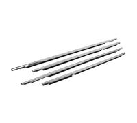 MEXWLOP 4 pezzi di modanatura for finestrini, for Land Cruiser, Lc80 Fzj80 1990-1998, for Lexus, Lx450 guarnizione Eal 75710-60021 Striscia sigillante per finestrini auto(-chrome)