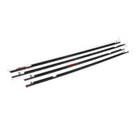 MEXWLOP 4 pezzi di modanature in vetro for finestrini auto, for Civic, 2001-2019 Striscia sigillante per finestrini auto(For 2006-2011)