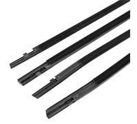 MEXWLOP 4 pezzi di modanature in vetro for finestrini auto, for Civic, 2001-2019 Striscia sigillante per finestrini auto(For 2006-2011)
