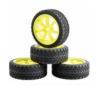 MEXWLOP 4 Pezzi Pneumatici for Ruote, for HSP, for HPI, 1/10 1:10 Auto da Strada RC 9005-8006 Inserto Spugna Pneumatici telecomandati ad Alta aderenza(9005Y-8006)