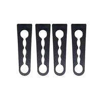 MEXWLOP 4X Silenziatore Ammortizzatore del suono Bloccaggio della serratura della porta Tintinnante Guarnizione insonorizzata for cigolii Abbastanza, for NISSAN, for X-Trail, T31 T32 2007-2022 Ammorti