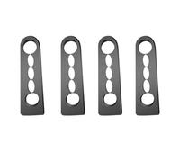 MEXWLOP 4X Tampone fonoassorbente for auto, fonoassorbente for serratura, for NISSAN, Qashqai, J10 J11 2007 2008 2009 2010 2011 2012 2013-2020 ammortizzatore for portiera auto Ammortizzatore per porti