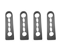MEXWLOP 4x Tappo antirumore for serratura portiera auto, ammortizzatore antirumore, for NISSAN, Patrol Y62 for Armada 2010 - 2023, for Infiniti, QX56 QX80 ammortizzatore for portiera auto Ammortizzato