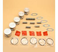 MEXWLOP 5 Pz Set 48mm Set guarnizioni cuscinetto pistone anello, for HUSQVARNA, 365 365XP for JONSERED 2065 2165 Parti motosega OEM 503691303 Kit pistone motosega