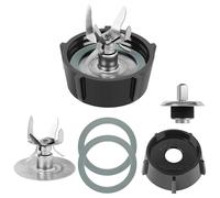 MEXWLOP 6 Point Fusion Blade 4980 e 4902 Parti di ricambio for fondo del contenitore frullatore compatibili, for la lama Oster, Osterizer Parte del frullatore per alimenti
