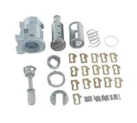 MEXWLOP 604837168 KIT DI RIPARAZIONE CILINDRO SERRATURA PORTA DESTRA, for VW, for Golf, 4 IV MK4, for Bora, 1997-2003 Sostituzione dell'interruttore di accensione dell'auto(BLACK R Lock Repair Kit)