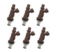 MEXWLOP 6PCS Iniettore di carburante, for Toyota, 4Runner Tacoma, for Tundra, 3.4L 2325062040 2320962040 23250-62040 23209-62040 Iniettore di carburante del motore