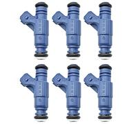 MEXWLOP 6PCS Iniettore di carburante, for Volkswagen, for Passat, for, A4 Quattro 1.8L 2000-2006 0280156065 06B133551M 1781CC Iniettore di carburante del motore