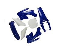 MEXWLOP 7 pezzi ABS Carenatura Kit corpo 2 tempi 47cc 49cc, for Apollo, Orion, for MINI, Dirt Bike Parafango per moto(Blue)