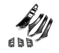 MEXWLOP 7 pezzi in fibra di carbonio ABS Car Styling interno finestra interruttore ascensore bracciolo pannello maniglia rivestimento, for BMW, for Maniglia per portiera interna dell'auto
