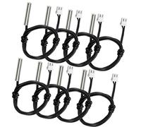 MEXWLOP 8 pezzi Termistore NTC 10K ohm, Sensore di temperatura del termistore NTC 10K B3950 1% con cavo da 1 m Termico digitale, for ARDUINO, Sensore di temperatura