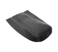 MEXWLOP Accessori auto Console centrale coperchio bracciolo box copertura in pelle adesivo rivestimento, for Toyota, Prius 2010 2011 2012 2013 2014 2015 Copribracciolo per auto(Black-white line)
