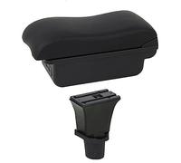 MEXWLOP Accessori auto, for Fiat, 500, for CRONOS, for 500c Dolcevita Box bracciolo auto Console centrale Scatola portaoggetti USB Bracciolo per auto(BLACK C2 Black Line)
