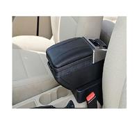 MEXWLOP Accessori auto, for Skoda, for Fabia III, for Combi 2015-2020 Box bracciolo auto Box portaoggetti console centrale Bracciolo per auto(BLACK A2 Black Line No Usb)