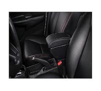 MEXWLOP Accessori auto, for Skoda, for Fabia III, for Combi 2015-2020 Box bracciolo auto Box portaoggetti console centrale Bracciolo per auto(BLACK B3 Black White Nousb)