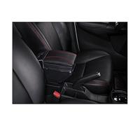 MEXWLOP Accessori auto, for Skoda, for Fabia III, for Combi 2015-2020 Box bracciolo auto Box portaoggetti console centrale Bracciolo per auto(BLACK A1 Black Red No Usb)