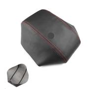 MEXWLOP Accessori auto Interni in pelle microfibra Controllo centrale Bracciolo Box Cover Adesivo Trim, for Ford, for Mondeo, 2004 2005 2006 Copribracciolo per auto(B Black-red line)