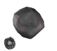 MEXWLOP Accessori auto Interni in pelle microfibra Controllo centrale Bracciolo Box Cover Adesivo Trim, for Ford, for Mondeo, 2004 2005 2006 Copribracciolo per auto(A Black-red line)