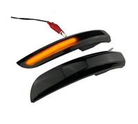 MEXWLOP Accessori for auto Indicatore luminoso di direzione dello specchietto retrovisore laterale dinamico, for Ford, for Escape Kuga II, for Ecosport, 2013-2019 Indicatore di direzione per auto