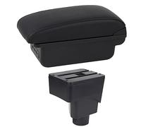 MEXWLOP Accessorio for auto, for Ford, for Ecosport, 2013 2014 2015 2016 2017 Box bracciolo for auto Bracciolo for auto Console centrale USB di archiviazione Bracciolo per auto(BLACK C1 Black Line)