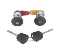MEXWLOP AL051 CILINDRO SERRATURA PORTA LATERALE SINISTRA DESTRA CON 2 CHIAVI, for Ford, for Fiesta, KA COURIER ESCORT Sostituzione dell'interruttore di accensione dell'auto