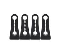MEXWLOP Ammortizzatore for serratura portiera, for Mitsubishi, Pajero Lancer Outlander ASX Rogue Rattling Scricchiolii insonorizzati Guarnizione fonoassorbente for portiera auto Ammortizzatore per por