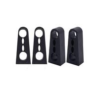 MEXWLOP Ammortizzatore for serratura portiera, for Renault, Logan 2 Sandero 2 2014-2022 Arresto tintinnio Scricchiolii insonorizzati Guarnizione sorda Ammortizzatore portiera auto Ammortizzatore per p