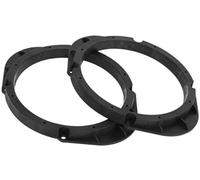 MEXWLOP Anello distanziatore for altoparlante 5x7#34; a 6,5#34; Adattatore for altoparlante tweeter, staffa di montaggio for altoparlante for auto, subwoofer, for Mazda, ABS nero impermeabile Anello d
