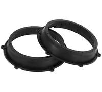 MEXWLOP Anello distanziatore for altoparlante, adattatore for distanziatore for altoparlante, tweeter, altoparlante for auto, subwoofer, staffa di montaggio, for Volkswagen, ABS nero impermeabile Anel