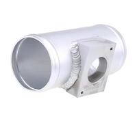MEXWLOP Assunzione del tubo di flusso d'aria del tubo di massa del rustamento Sensore di flusso d'aria(BLACK 63mm)